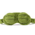 HOT Funny Creative Pepe the Frog Sad Frog 3D Eye Mask Cover Cartoon Plush Sleeping Mask Cute Anime Gift. 