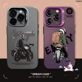ChanxiNew style Cover Purple Grey Luxury Motorcycle XS7Max7Plus Shell Boy Cartoon Fashion Brand 2025 Cool Motorcycle For iPhone1411151312Pro8PlusXRMaxXSE2020 Boy Tag Plated Metal. 