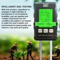 6in1 Soil Tester Multifunctional Soil Fertility pH Temperature Humidity Sunlight Air Moisture Tester Practical Soli Analyzer Versatile Gardening Tool for Potted Plant Flower Growth. 