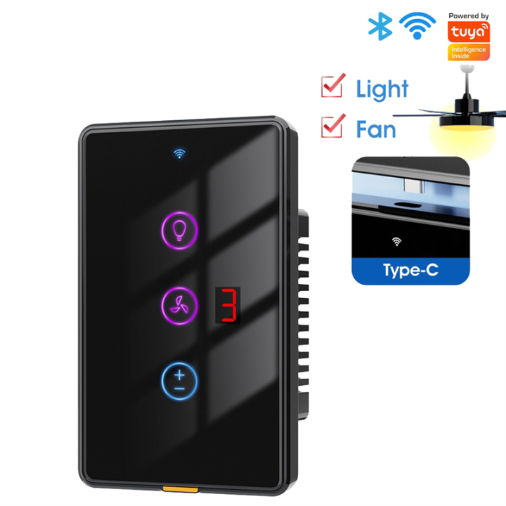 Tuya%20Smart%20WiFi%20Fan%20Light%20Switch%20Touch%20Wall%20Panel%20Voice%20Timer%20Control%20APP%20Remote%20Control%20Work%20for%20Alexa%20Home%20Easy%20to%20Use%20B%20-%20Image%207