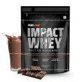 MuscleBlaze Fuel One Impact Whey Protein Powder 1kg / 2.2lbs Chocolate Flavor with 23g Protein per Scoop. 