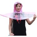 UFO Waterproof Hands-Free Umbrella Rain Hat Headwear Cap Raincoat. 