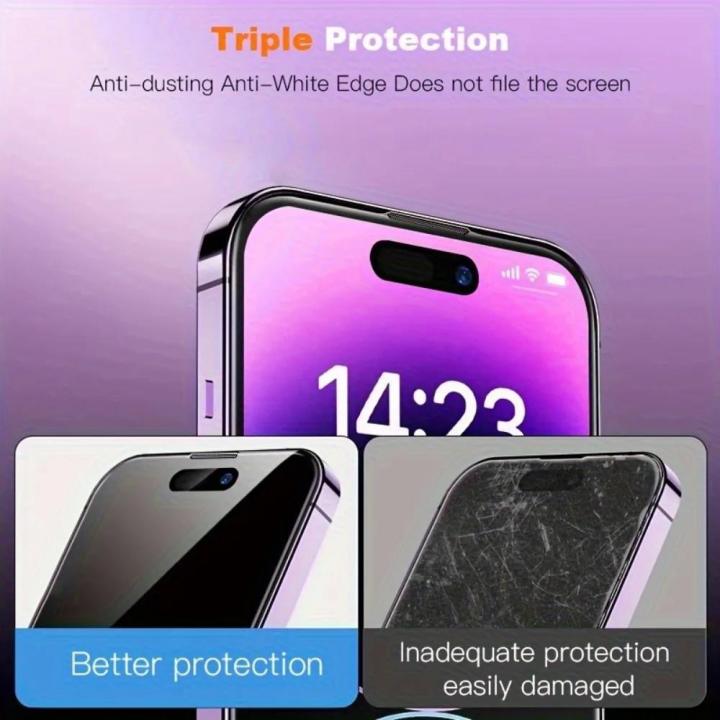 5Pcs%204K%20Anti%20Spy%20Glossy%20Tempered%20Glass%20for%20iPhone%2017%2016%2015%20Pro%20Max%2017%20Air%20Screen%20Protector%20for%20iPhone%2014%2013%2012%2011%20Pro%2015%2014%20Plus%20-%20Image%205