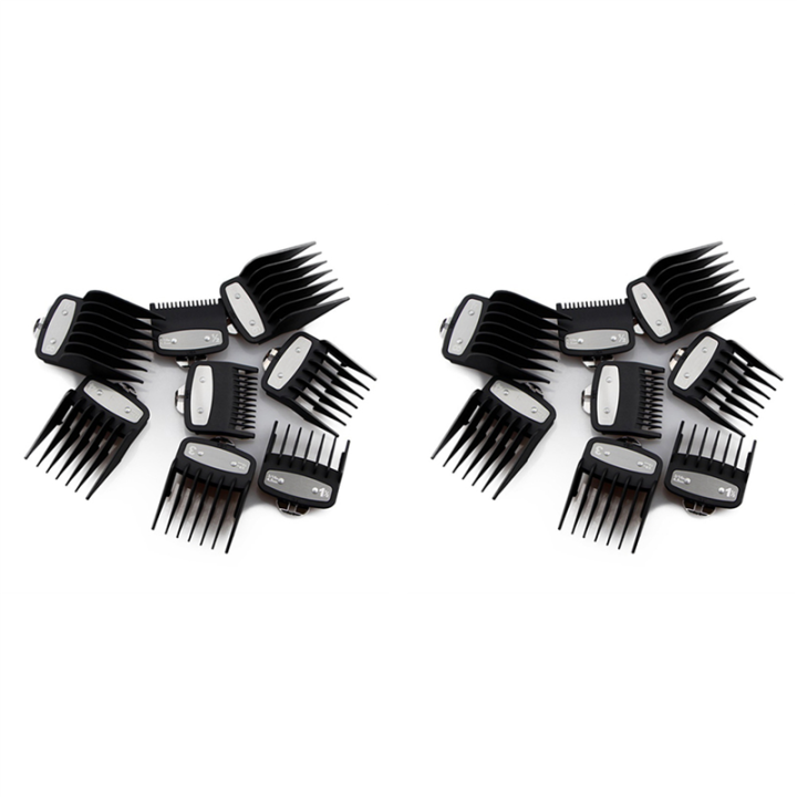 FORIDE For Hair Clipper Guide Comb Cutting Limit Combs 16Pcs Set Standard Guards Attach Parts Electric Clippers