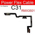 Power Volume Flex Cable For Oppo Realme C20 C21 C25 C25S C31 C35 C21Y C25Y Side Buttons Power Volume Keys On Off Switch Ribbon. 