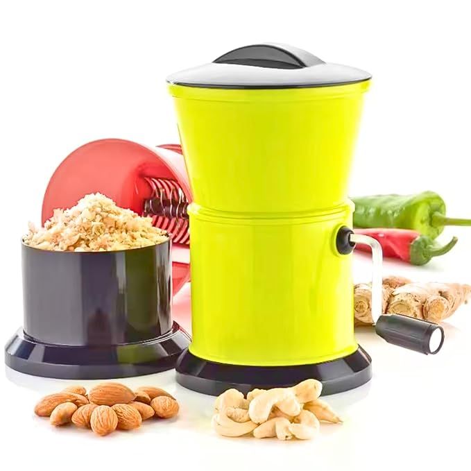 Small Round Merchi Mirchi & Dry Fruit Cutter | Sharp Blade Vegetable & Nut Chopper ...