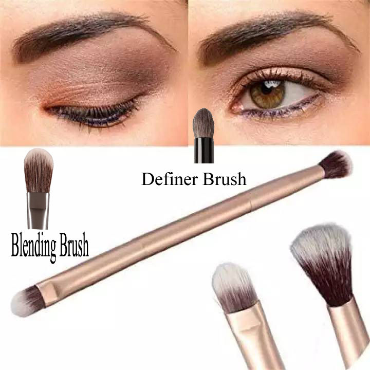 Eyeshadow & Eyebrow Blending Brush Eye Makeup Brush Double Sided Brush Cosmetic Tool
