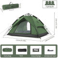 Naturehike 3-4 Person Pop Up Tent Outdoor Portable Camping Travelling Hiking Dual Purpose Automatic Tent. 