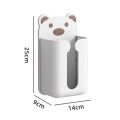 1pcs Creative Removable Multifunctional Adhesive Tissue Tissue Box Mask Storage Box Wall Mounted. 