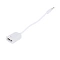 3.5mm Male AUX Audio Plug Jack To USB 2.0 Female Converter Cable Cord Car MP3. 