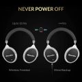 Bluedio F2 Bluetooth Headphones Active Noise Cancelling ANC Over Ear Wireless Headphones 180° Rotation,Wired and Wireless Headphones for Cell Phone/TV/PC. 