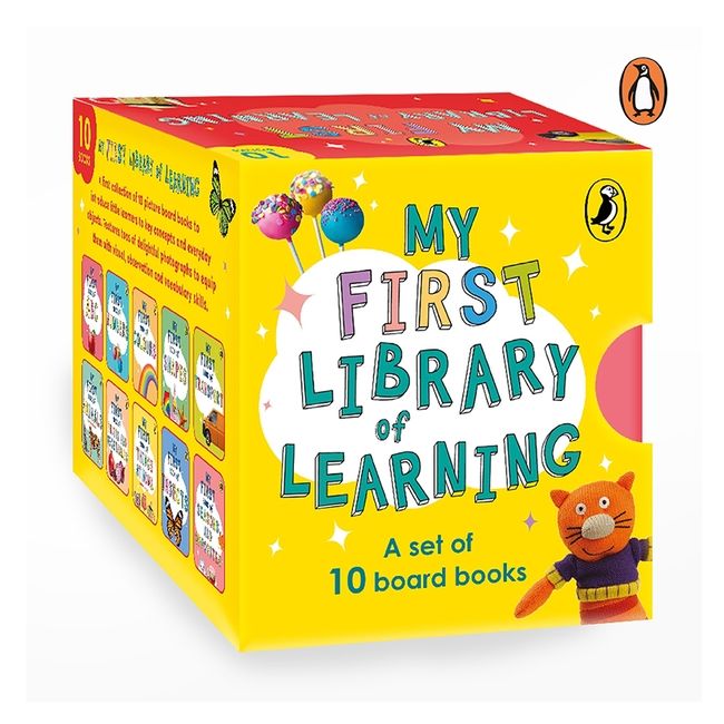 My First Library of Learning 10 Board Book For Kids, Age: 0 to 3 (Homeschooling/ Preschool / Toddler)