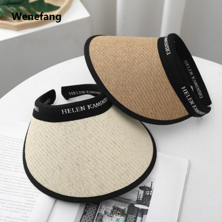 Wenefang%202025%20New%20Design%20Ladies%20Sun%20Hat%20with%20UPF%2050+%20UV%20Protection%20Large%20Brim%20Profesional%20Black%20Lining%20Empty%20Top%20Summer%20Hat%20for%20Riding%20Running%20Hiking%20-%20Image%203