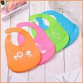 Baby Feeding Apron Baby Bib Slabber Rubber Kids Baby Burb Apron Silicon Bibs. 