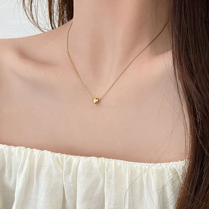 Minimalist%20Clavicle%20Necklaces%20For%20Women%20Tiny%20Heart%20LOVE%20Necklaces%20Dainty%20Fashion%20Jewelry%20-%20Image%204