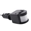 fasdaga 5X Outdoor 12V DC Automatic Infrared PIR Motion Sensor Switch for LED Light, Black. 