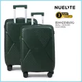 NUELITE 20-Inch Luggage BRANDENBURG | 8 Wheel Spinner Trolley Bag | Anti-Theft Zipper Integrated Lock Extra Security | Unbreakable Hard Shell Carry-on Suitcase Luggage. 
