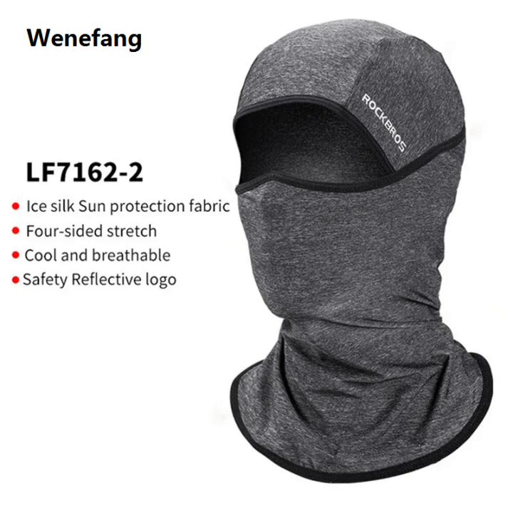 Wenefang%20%E3%80%90AmbitionmA%E3%80%91ROCKBROS%20Women%20Men's%20Balaclava%20Sun%20Protection%20Electric%20Bicycle%20Motorcycle%20Full%20Face%20Mask%20Ice%20Silk%20Headgear%20Cycling%20Spring%20Summer%20-%20Image%205
