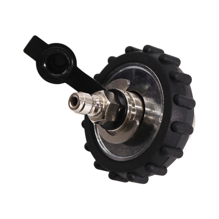 JAERBEE%202X%20New%20Scuba%20Diving%20Fill%20Station%20Copper%20300Bar%20Din%20Valve%20with%208MM%20Quick%20Disconnect%20Male%20Plug,Black%20-%20Image%203