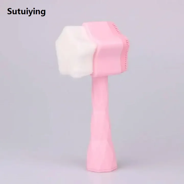 Sutuiying%201pc%20Facial%20Cleansing%20Brush%202%20In1,%20Face%20Exfoliating%20Pore%20Deep%20Cleansing%20Luxury%20Brush,%20Ultra%20Fine%20Soft%20Bristle%20Dual%20Face%20Wash%20Brush%20-%20Image%205