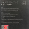 Jo Jo Ink Jet Printing PVC ID Card Sheet 50 Pieces. 