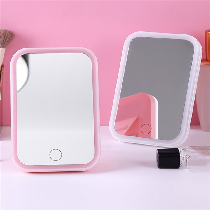 Portable%20Travel%20Make%20Up%20Lighted%20Desk%20Mirror%20USB%20Rechargeable%20Pink%20-%20Image%209