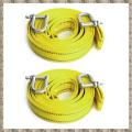 (GREH) 2pcs 5M/5T Car Electric Winch Rope Off-Road Vehicle Tow Rope with U-Shaped Hook Tow Strap for Cars Truck Trailer Suv. 