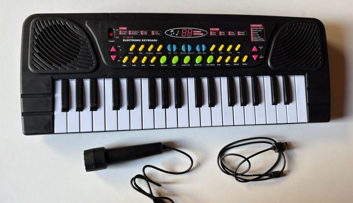 36 Keys Bigfun Electronic Piano Keyboard with Microphone -BF -430A1 Perfect for Beginners & kids