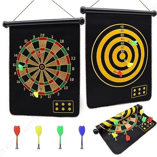 Double Sided Portable Magnetic Dart Board