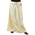 Creamy Satin Silk Readymade Peticot For Women. 