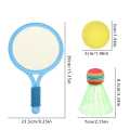 4Pcs Badminton/Tennis Racket Set With Tennis Ball And Badminton Cocktail, Sponge Handle Badminton Racquet For Kids. 