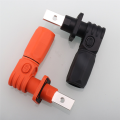 Battery Box Terminal Connector 200A Detachable Quick Plug Terminal Flame Retardant IP67 Single Core 200A Orange. 