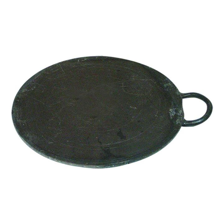 Seasoned Iron Flat Tawa | Dosa Flat Pan | Traditional Design | 12 Inches Diameter Heavy | Seasoned Cast /Chapatti Pans | Hand Crafted