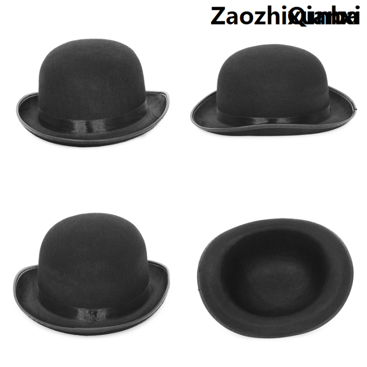 QianxiLuxury%20ZaozhixunbaHalloween%20Men%20Women%20Magician%20Hats%20Cap%20Gentleman%20Jazz%20Hat%20Top%20Hat%20Black%20Red%20Party%20Bowler%20Hat%20Sales%20promotion%20-%20Image%202