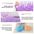 Linman Portable Mini Egg Shape Hairbrush Scalp Mass age Comb Comb Detangling Hairdressing Travel. 