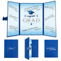 2024 Graduation Guest Book Alternative, Class of 2024 Graduation Party Decorations, Graduation Easy to Use Blue. 
