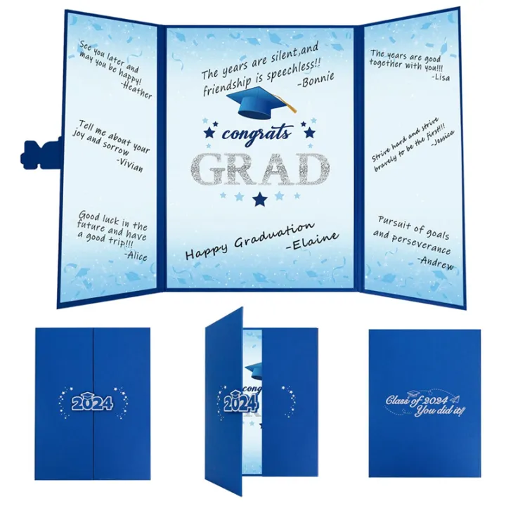 2024%20Graduation%20Guest%20Book%20Alternative,%20Class%20of%202024%20Graduation%20Party%20Decorations,%20Graduation%20Easy%20to%20Use%20Blue%20-%20Image%208