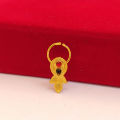 Bulaki Nose Ring  Limbu Nose Pin Bulaki Fuli Nose Acessories Nose Hook Pin Bulaki Limbu Cultural Nose Jewellery Gold Design Bulaki Gold Design Nose Pin Gold Plated Gold Design Limbu Cultural Bulaki Nose Pin Bulaki For Women | Limbu Cultural  Jewellery. 