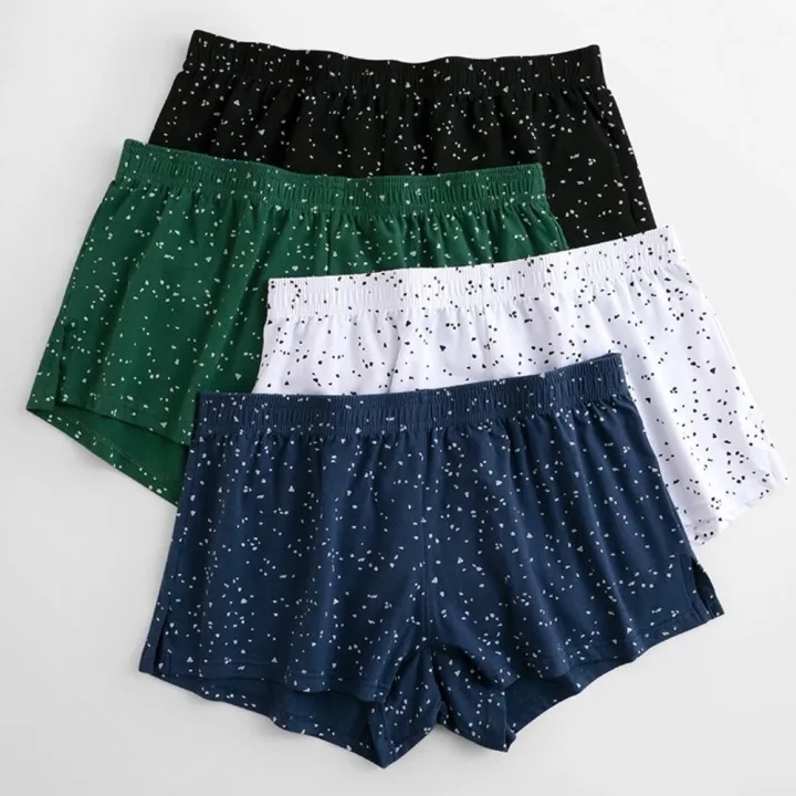Comfortable%20Solid%20Color%20Men's%20Cotton%20Underwear%20Spot%20Elastic%20Loose%20Boxers%20Men%20Underpants%20Baggy%20Boxer%20Briefs%20Men%20-%20Image%205