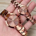 Couple Watches for Lovers Quartz Wristwatch Fashion Business Men's Watch(Set of 2 ). 