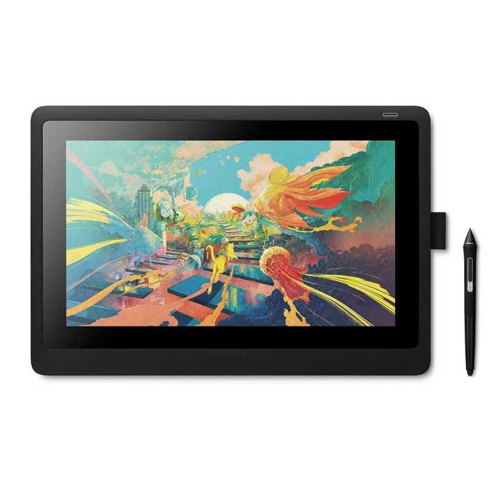 Wacom Cintiq 16_DTK-1660/K1-CX Creative Pen Graphic Tab with Vibrant HD Display and Pro Pen 2