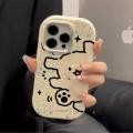 🚚 【 Spot inventory 】 Free shipping 🚚Korean Cute Dog Phone Case Suitable for iPhone 16 15 14 13 12 11 Pro Max X XR XSMAX SE 8 7 Plus Cute Protective Cover. 