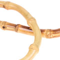 Vintage Bamboo Bag Wooden Handles Replacement Diy Accessories For Women Handbags Gener. 