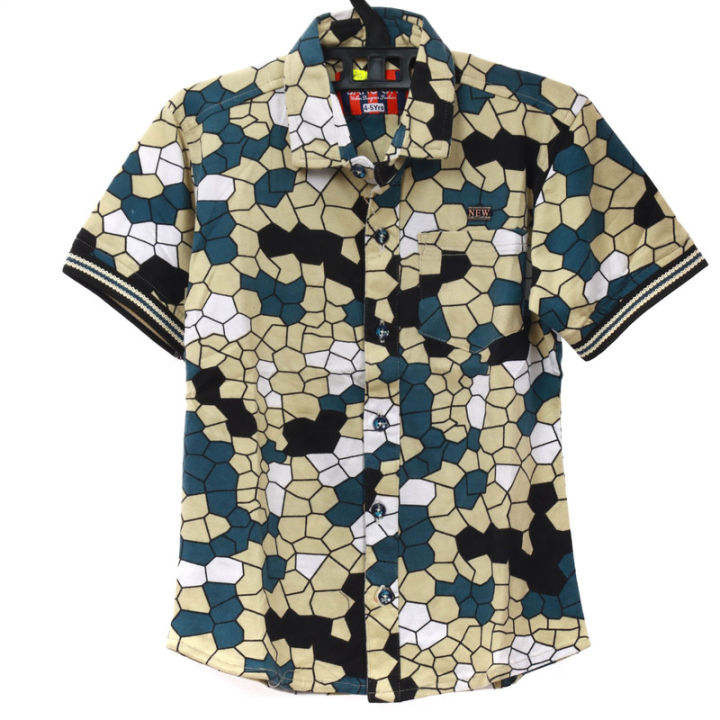 Multicolor Cotton printed Shirt For Baby Boy