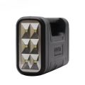 GDLITE GD-8017 Portable Solar Lighting System Kit - Emergency Light with 5V USB Output & Solar Charging, Includes 3 Bulbs. 