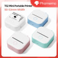 Phomemo T02 Wireless Pocket Thermal Printer Portable Mini Wirelessly BT Connect 203dpi Photo Label Memo List Printing Clearly. 