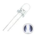 LED Light Diode 5mm 3Volt 3V Single Color White [Pack of 50 pcs]. 