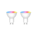 Tuya WiFi GU10 Smart LED Light Bulb Dimmable 6W 220V Smart Life App Control Spotlight Bulb Works with 2PCS. 