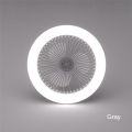 JINMY 2X Ceiling Fan with Remote Control and Light 30W LED Lamp Fan Smart Silent Ceiling Fan E27 Converter Base Grey. 