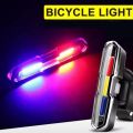 Portable Rechargeable Bicycle Rear Lights Waterproof High Intensity LED Bike Lights Ultra Bright Safety Warning Bike Taillight Night Riding. 